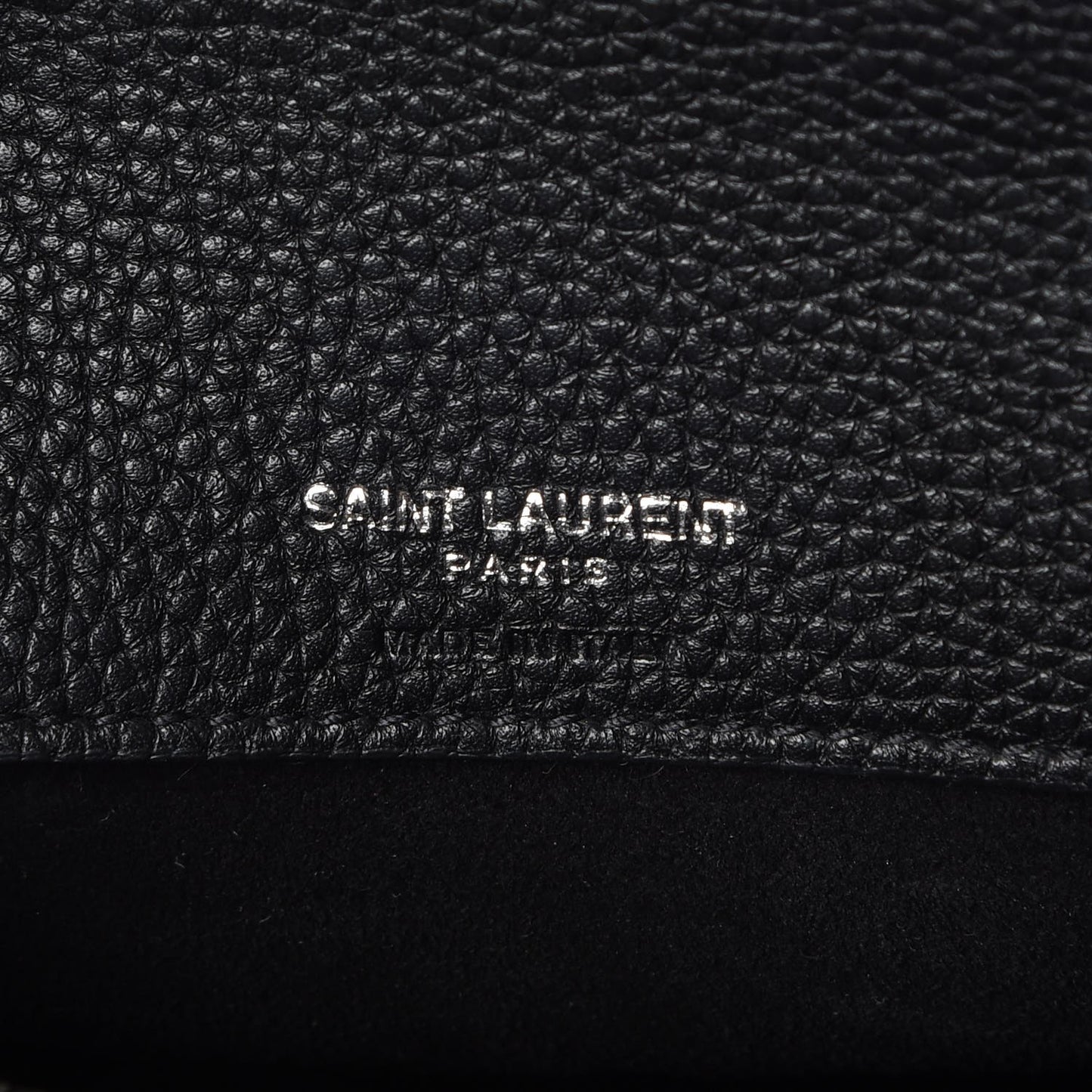 Grained Calfskin Baby Sac De Jour Souple Black