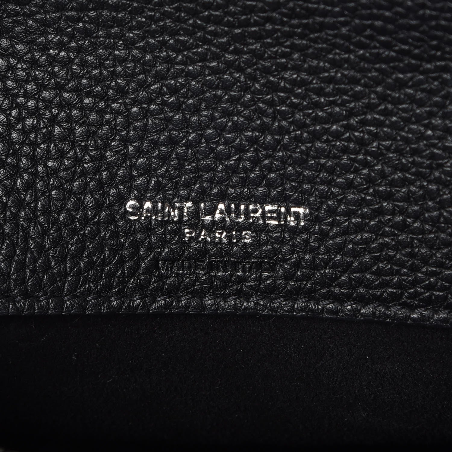 Saint Laurent Grained Calfskin Baby Sac De Jour Souple Black 7 of 8