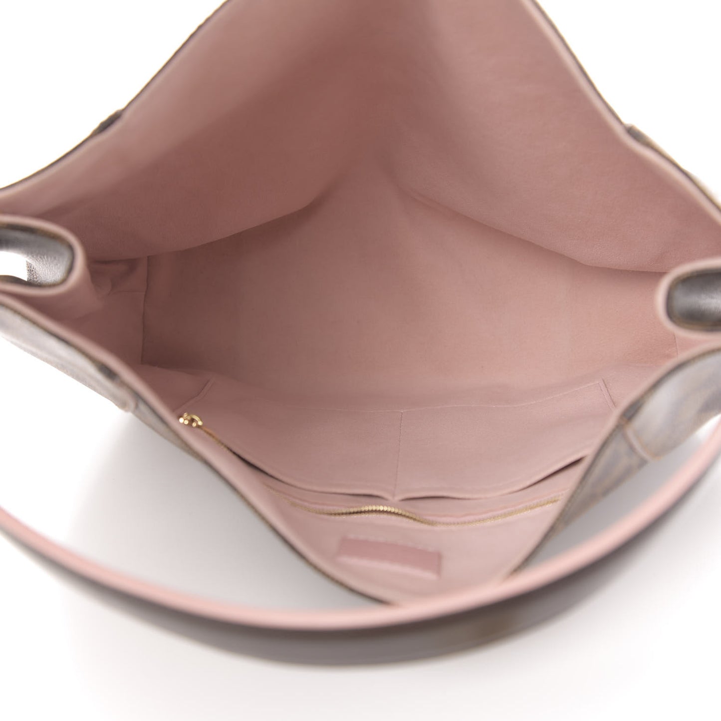 Damier Ebene Caissa Hobo Rose Ballerine