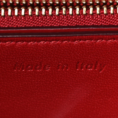 Celine Box Calfskin Medium Classic Box Flap Bag Red 7 of 10