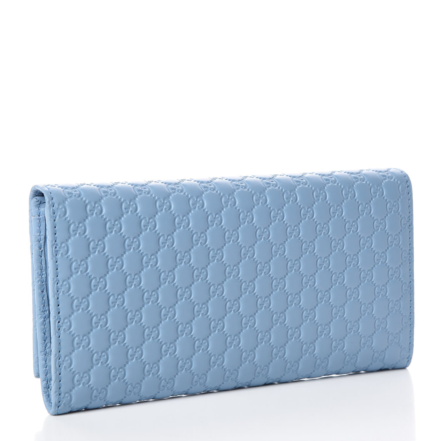 Gucci Soft Microguccissima Continental Wallet Mineral Blue 3 of 12