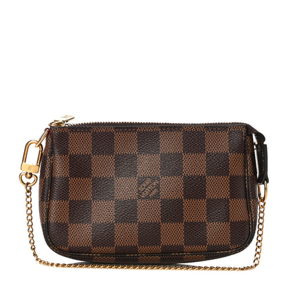 Louis Vuitton Damier Ebene Mini Pochette Accessories 1 of 10