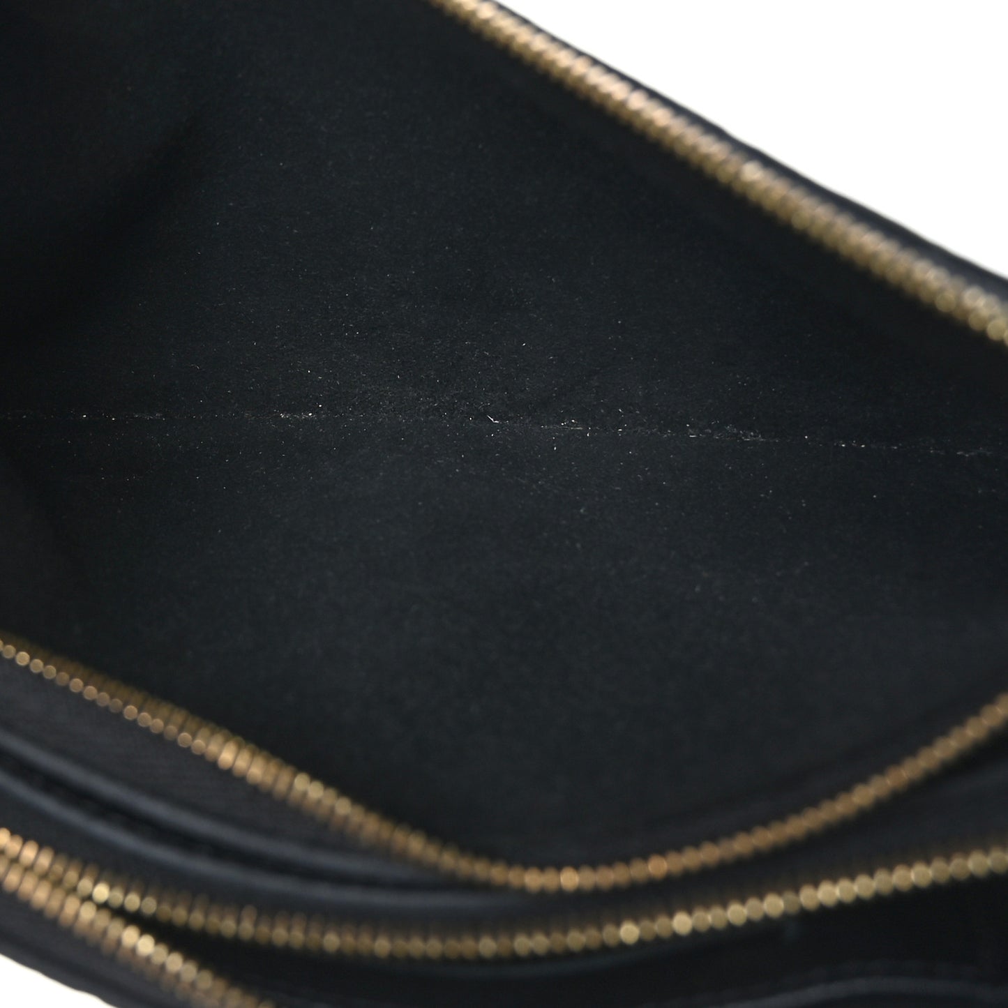 Empreinte Double Zip Pochette Black