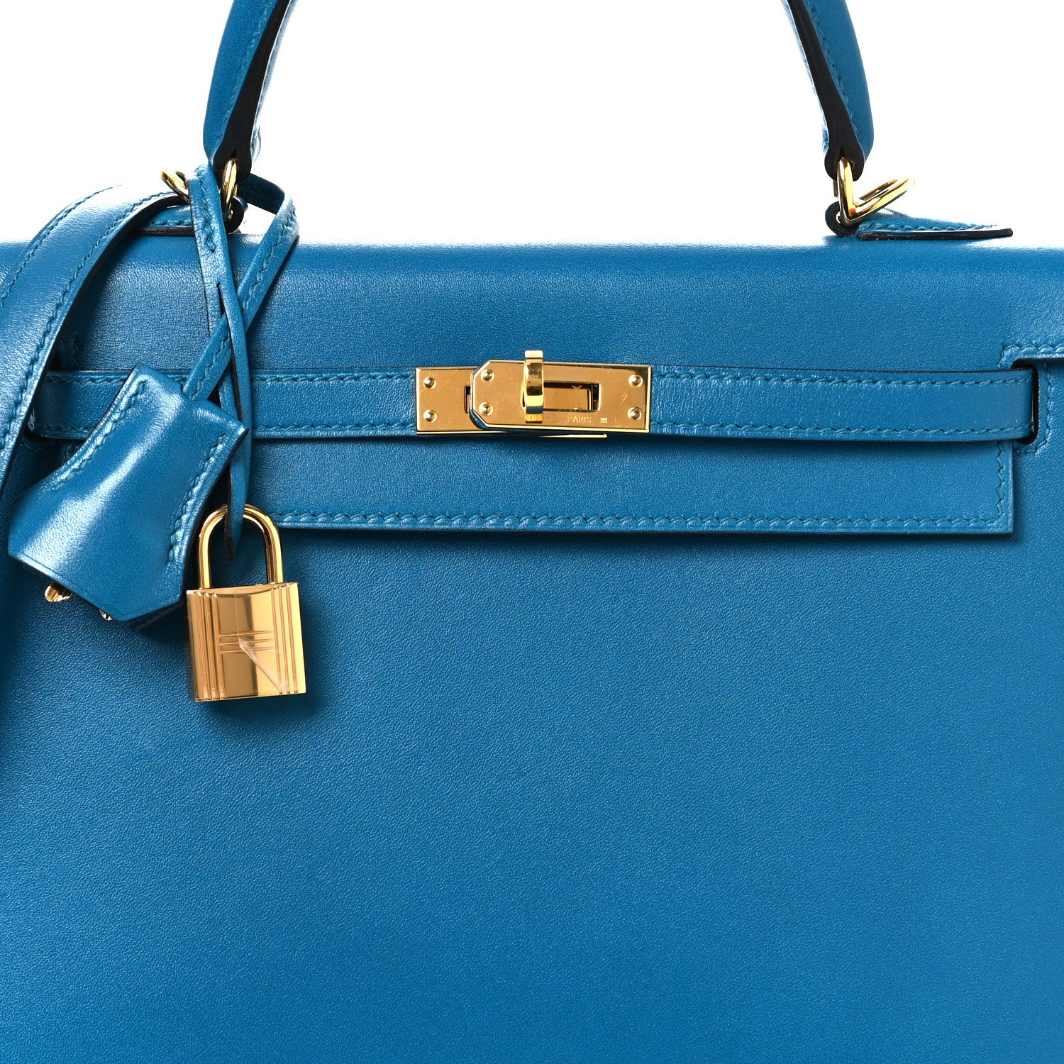 Hermes Box Kelly Sellier 25 Bleu Izmir 8 of 14
