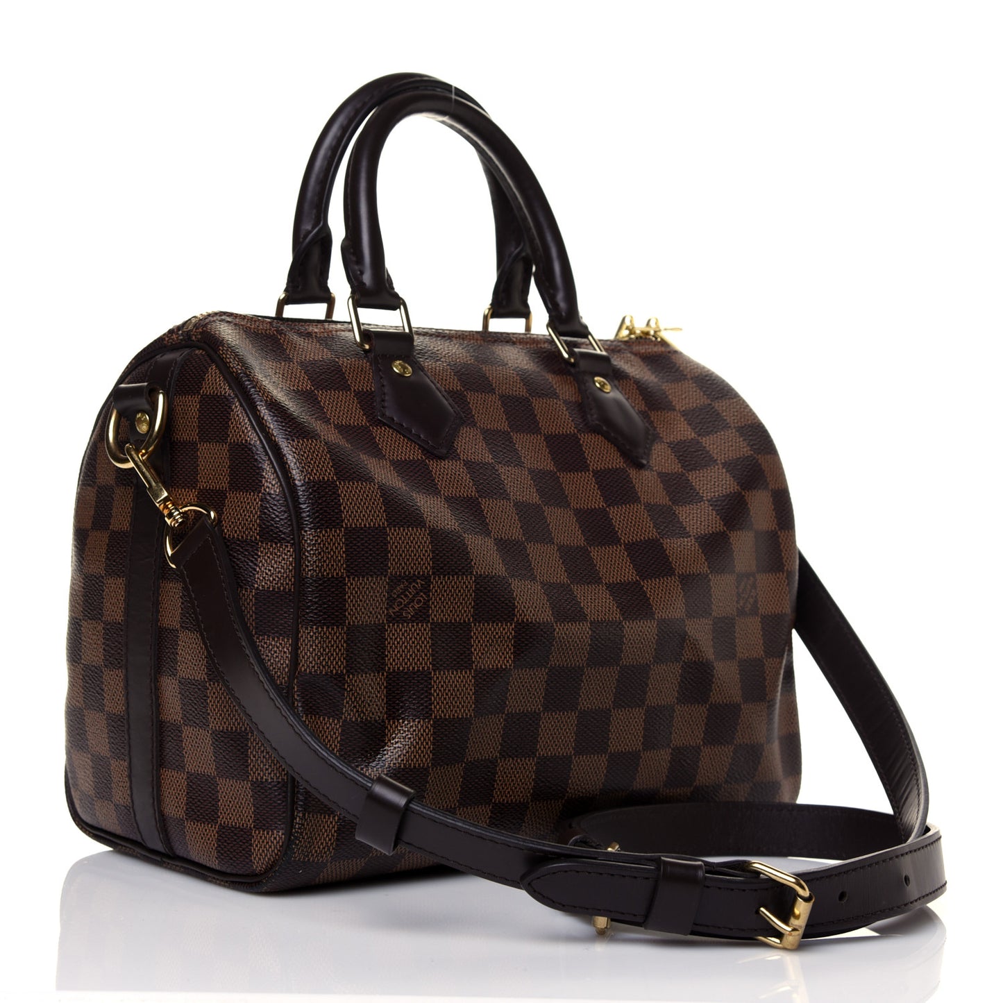 Damier Ebene Speedy Bandouliere 25