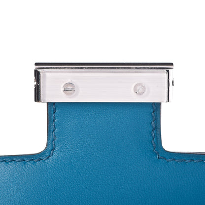 Hermes Epsom Constance 18 Bleu Izmir 15 of 17