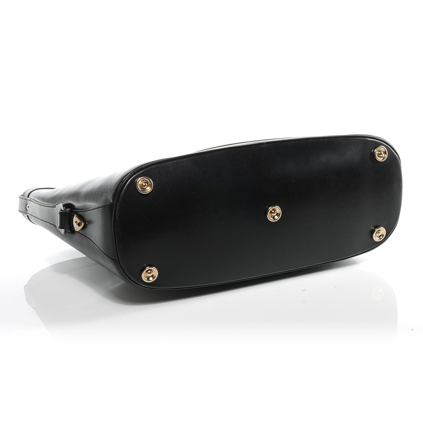 Leather Tahula Tote Black