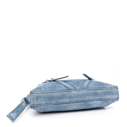 Givenchy Washed Denim Medium Voyou Bag Medium Blue 4 of 12