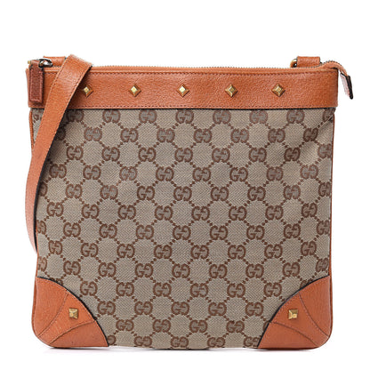 Gucci Monogram Studded Messenger Orange 1 of 16
