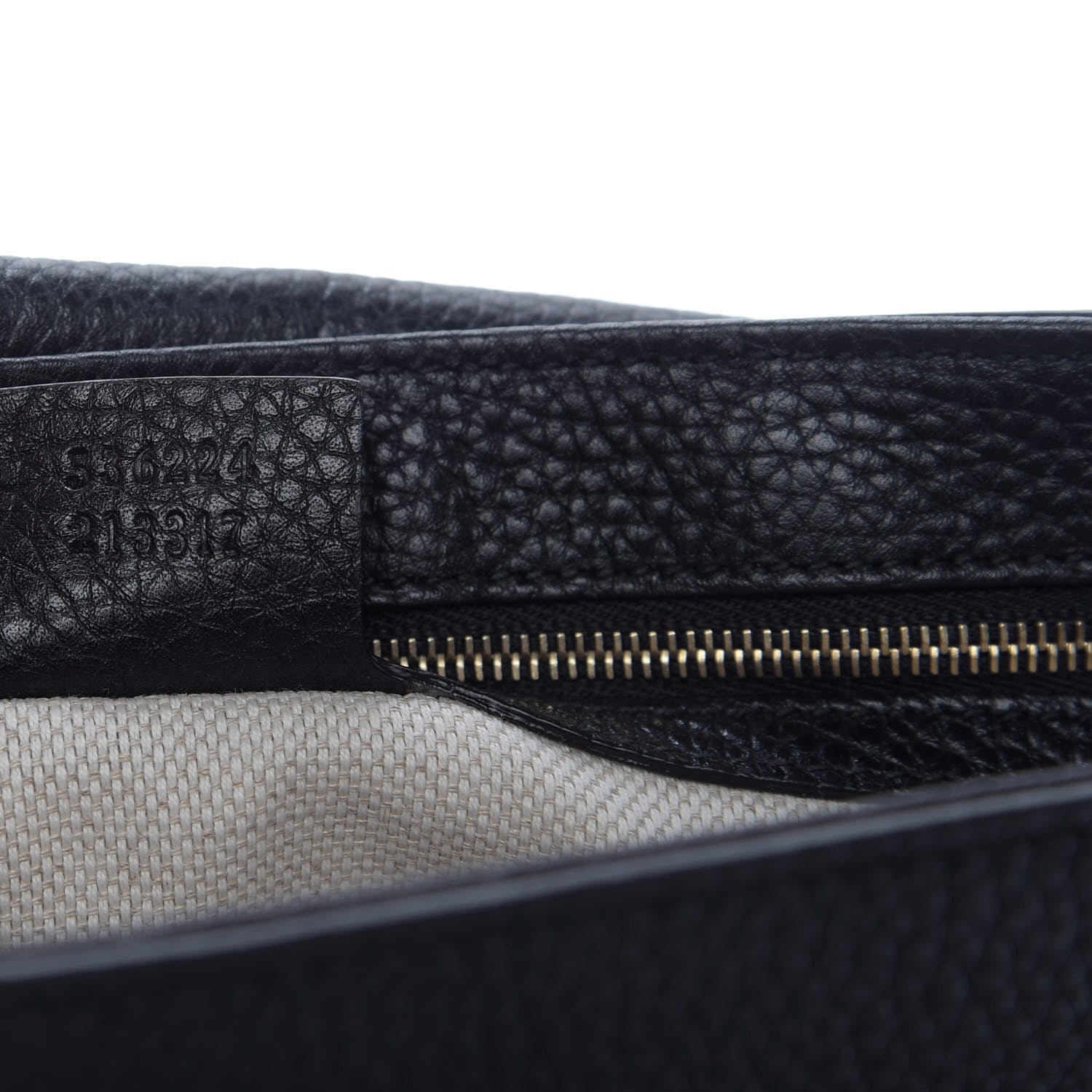 Gucci Pebbled Calfskin Medium Soho Flap Crossbody Black 9 of 9