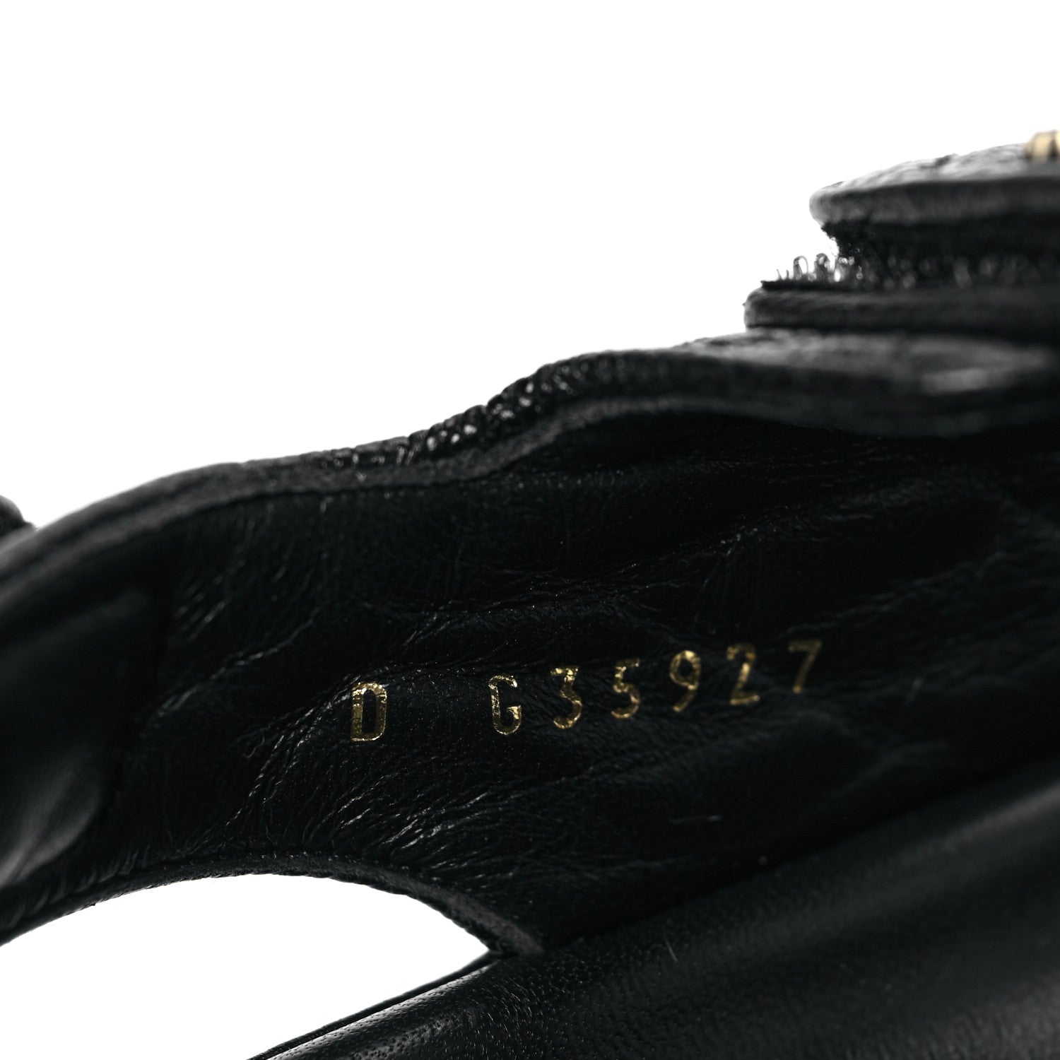 Chanel Grained Calfskin Velcro Dad Sandals 36 Black 8 of 9