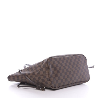 Louis Vuitton Damier Ebene Neo Neverfull MM Rose Ballerine 4 of 12