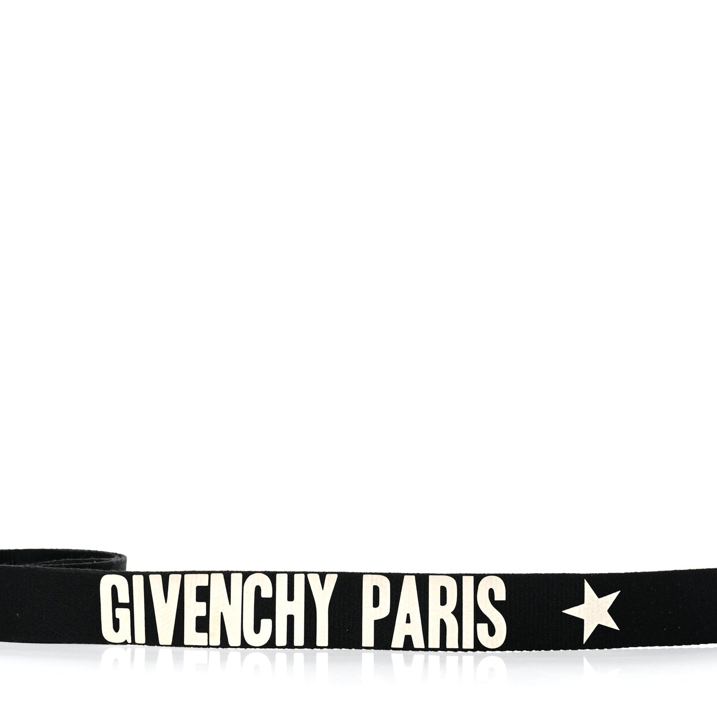Canvas Logo Bag Strap Black