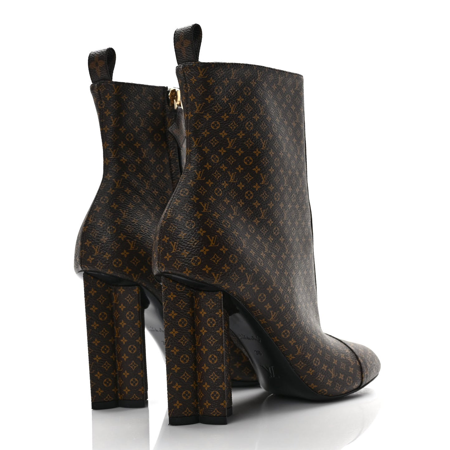 Nano Monogram Silhouette Ankle Boots 38