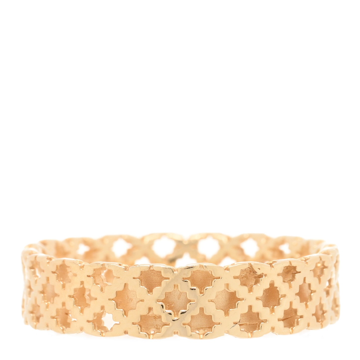 18K Yellow Gold Thin Diamantissima Ring 53 6.25
