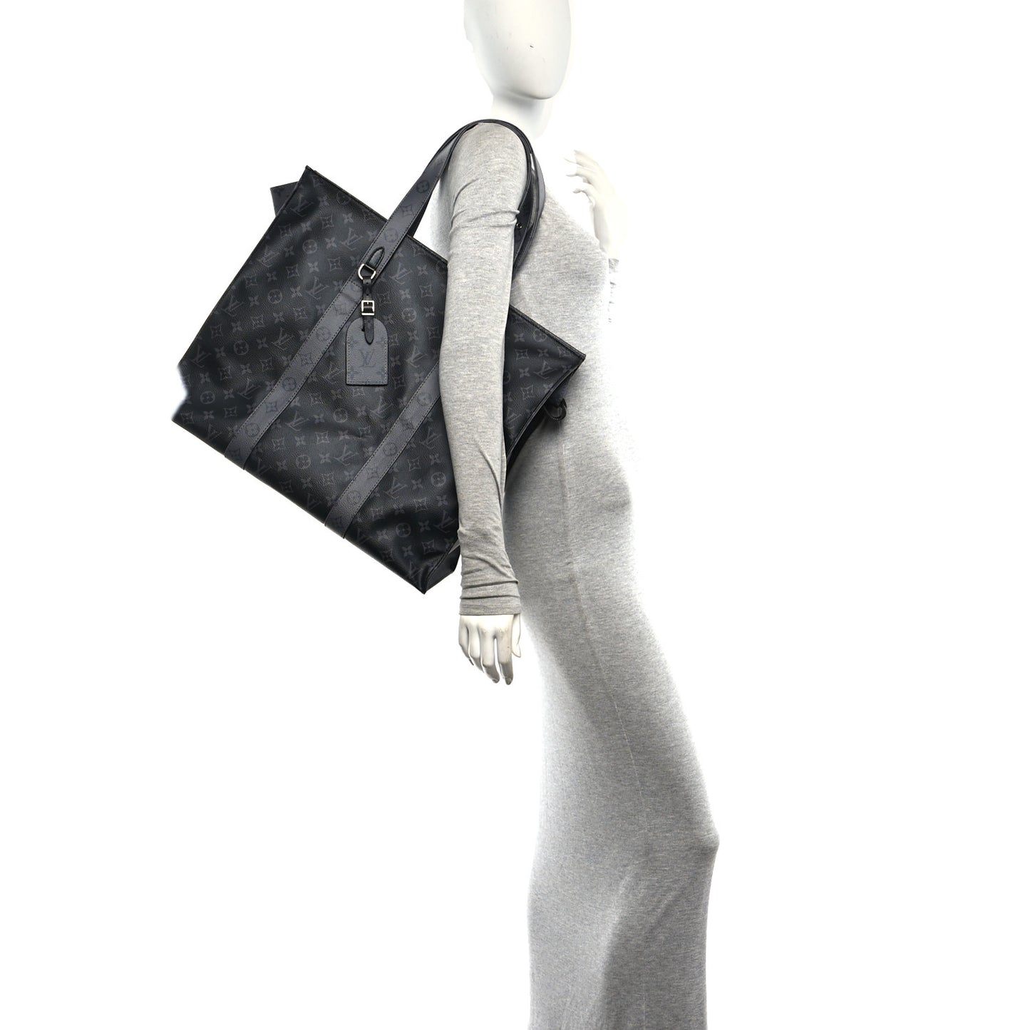 Monogram Eclipse Cabas Zippe GM Black