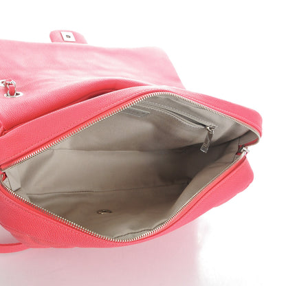 Chanel Caviar Quilted Jumbo Easy Flap Coral 6 of 8