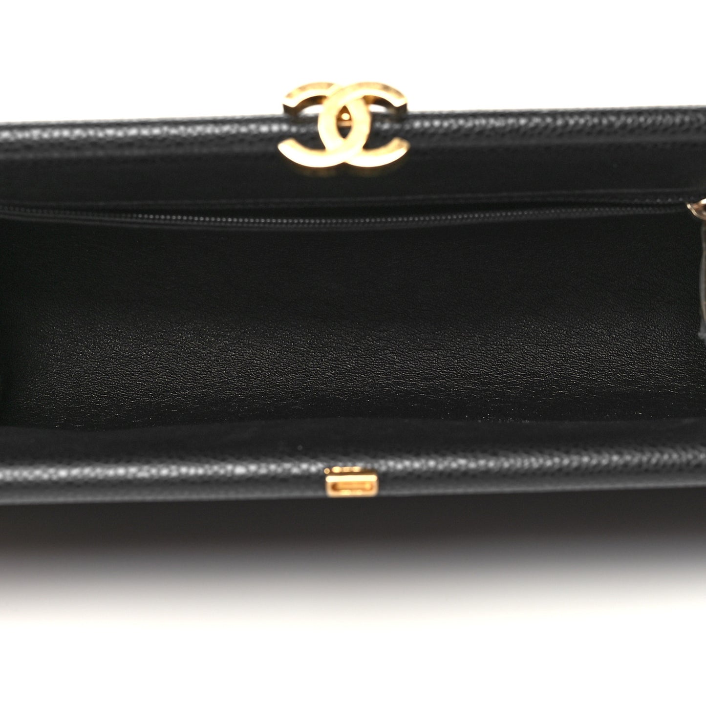Caviar Quilted Timeless Clutch Black