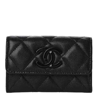 Chanel Caviar Quilted My Everything Flap Card Holder Black 1 of 10