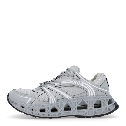 Christian Dior Technical Mesh Calfskin Mens B35 NXXT Sneakers 42 Grey 1 of 10