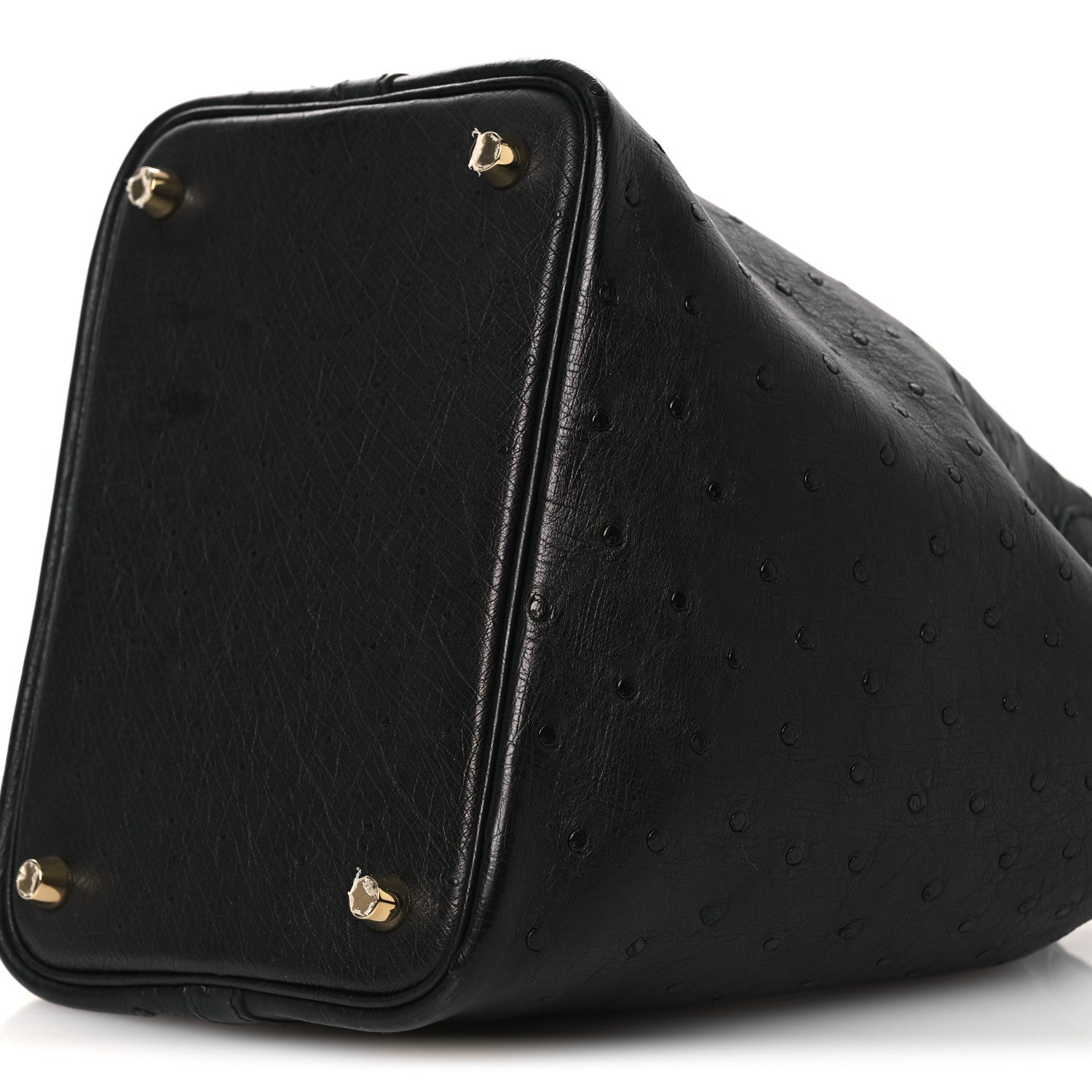Hermes Ostrich Picotin Lock 18 Black 10 of 12