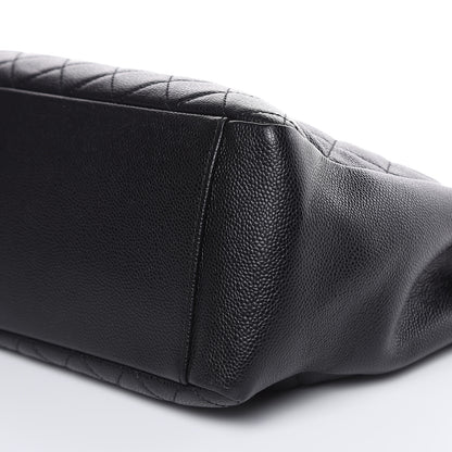 Chanel Caviar Quilted Grand Shopping Tote GST Black 6 of 10