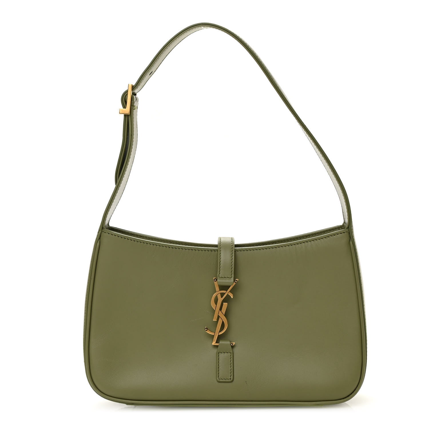 Saint Laurent Smooth Calfskin Le 5 A 7 Hobo Pistache 1 of 13