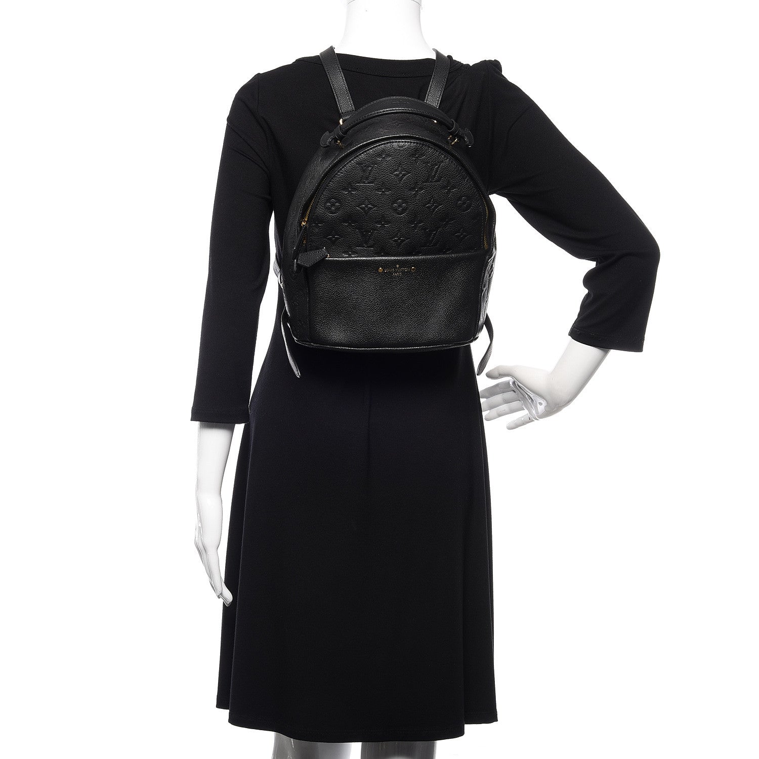 Louis Vuitton Empreinte Sorbonne Backpack Black 2 of 10