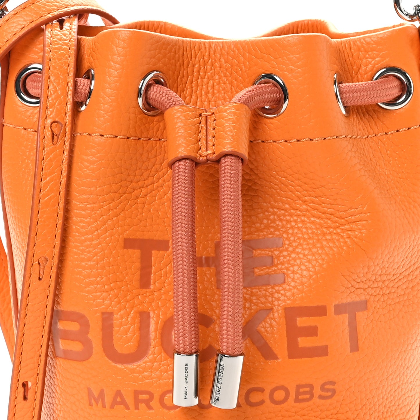 Grained Calfskin The Mini Bucket Bag Scorched