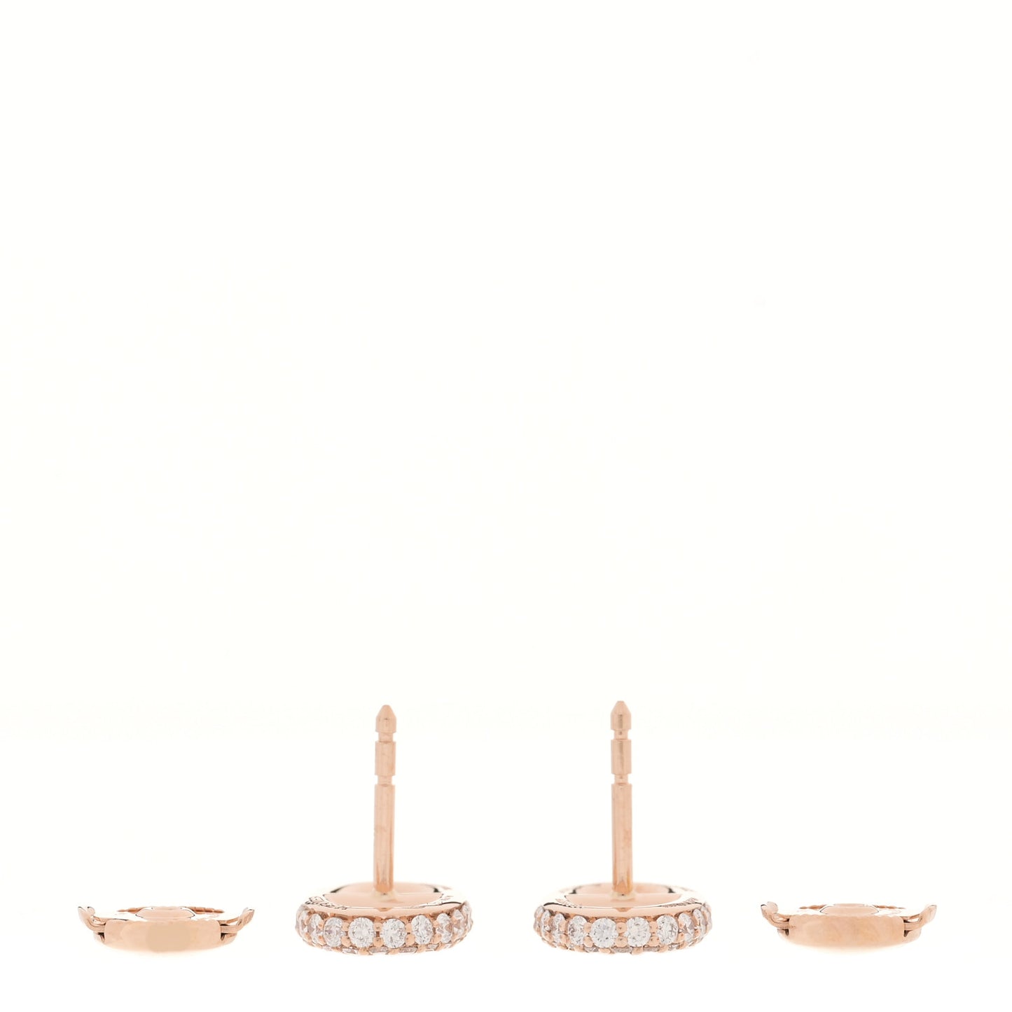 18K Rose Gold Diamond New Farandole Earrings