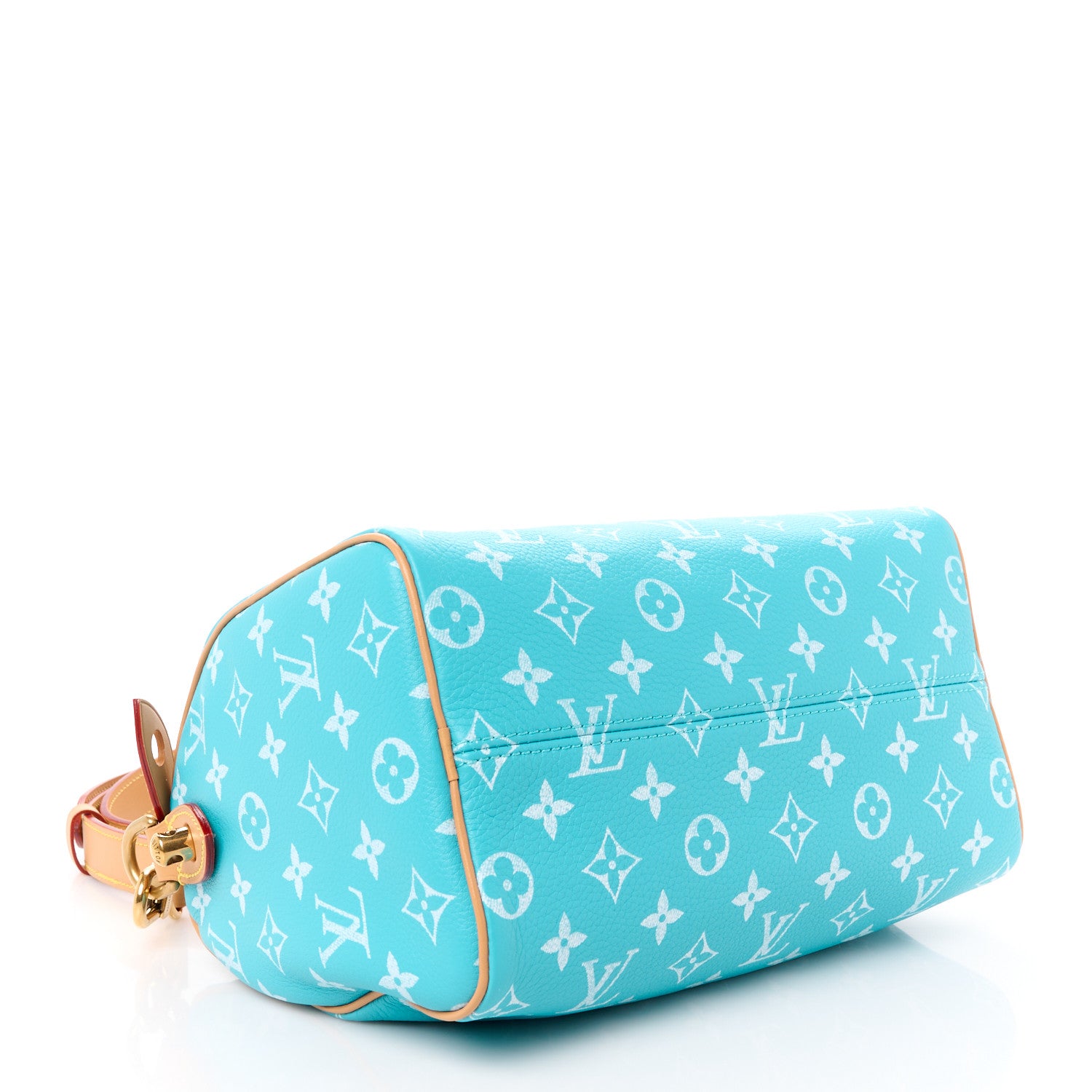 Louis Vuitton Calfskin Monogram Speedy P9 Bandouliere 25 Turquoise 5 of 17
