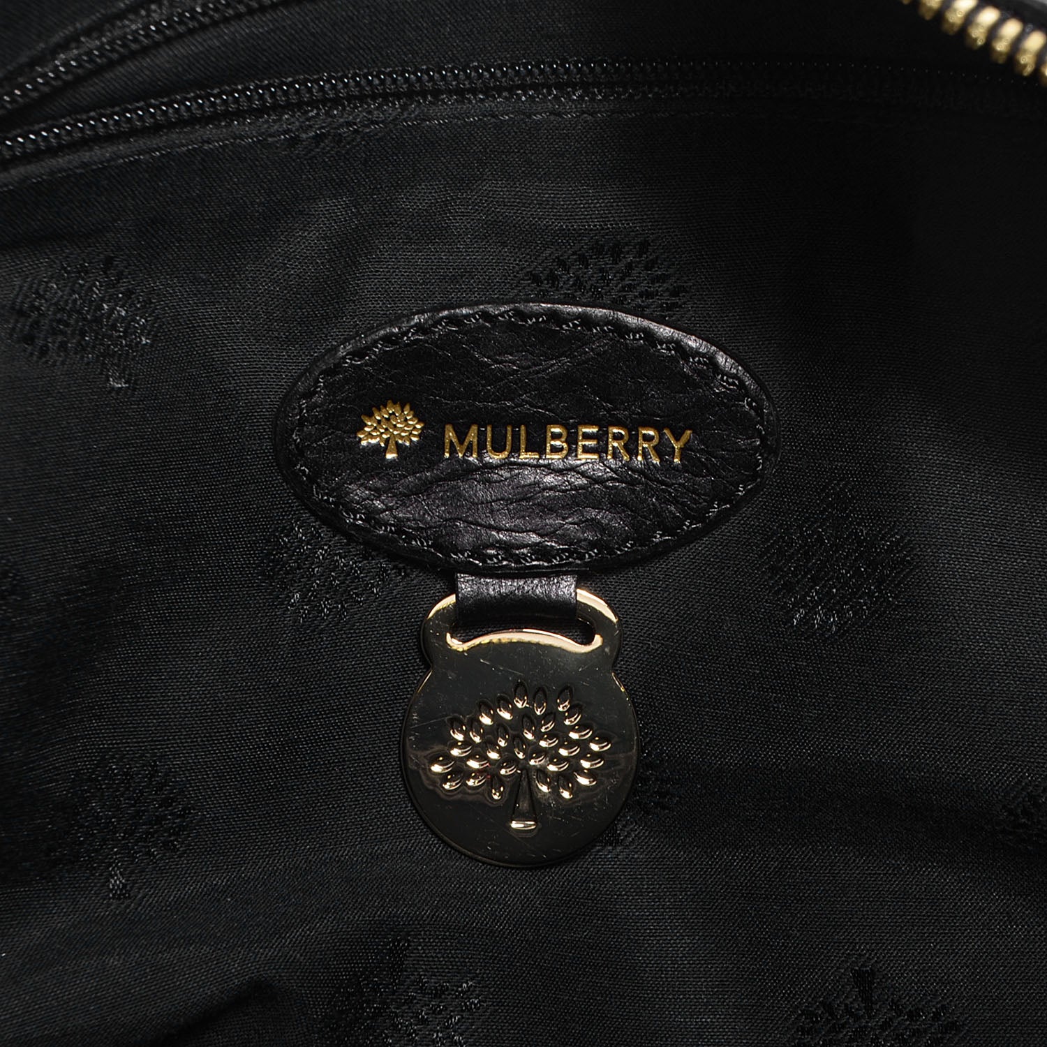 Mulberry Smooth Leather Taylor Satchel Black 6 of 11