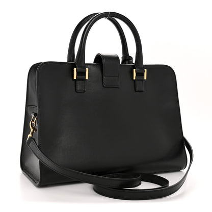 Saint Laurent Smooth Calfskin Small Monogram Cabas Black 3 of 13