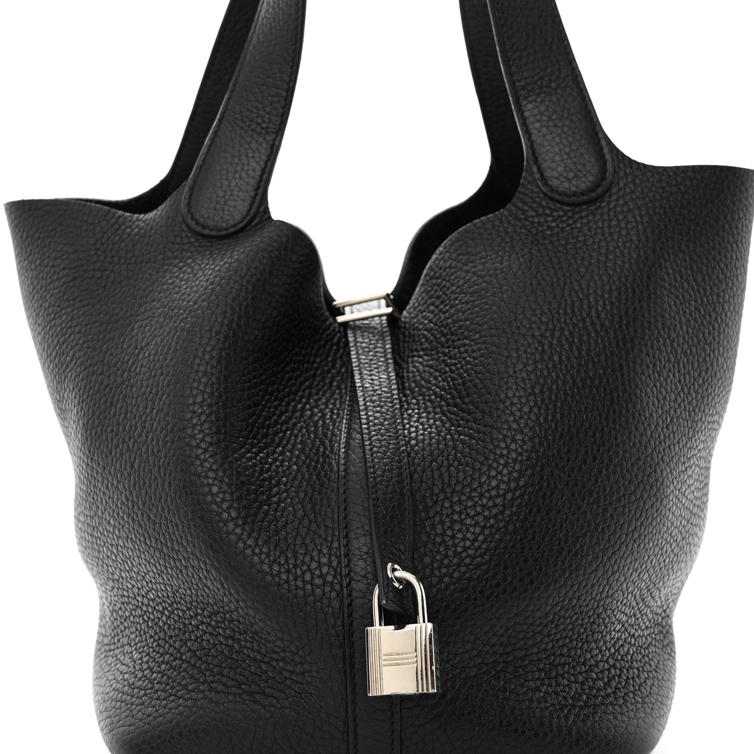 Hermes Taurillon Clemence Picotin Lock 22 MM Black 8 of 12