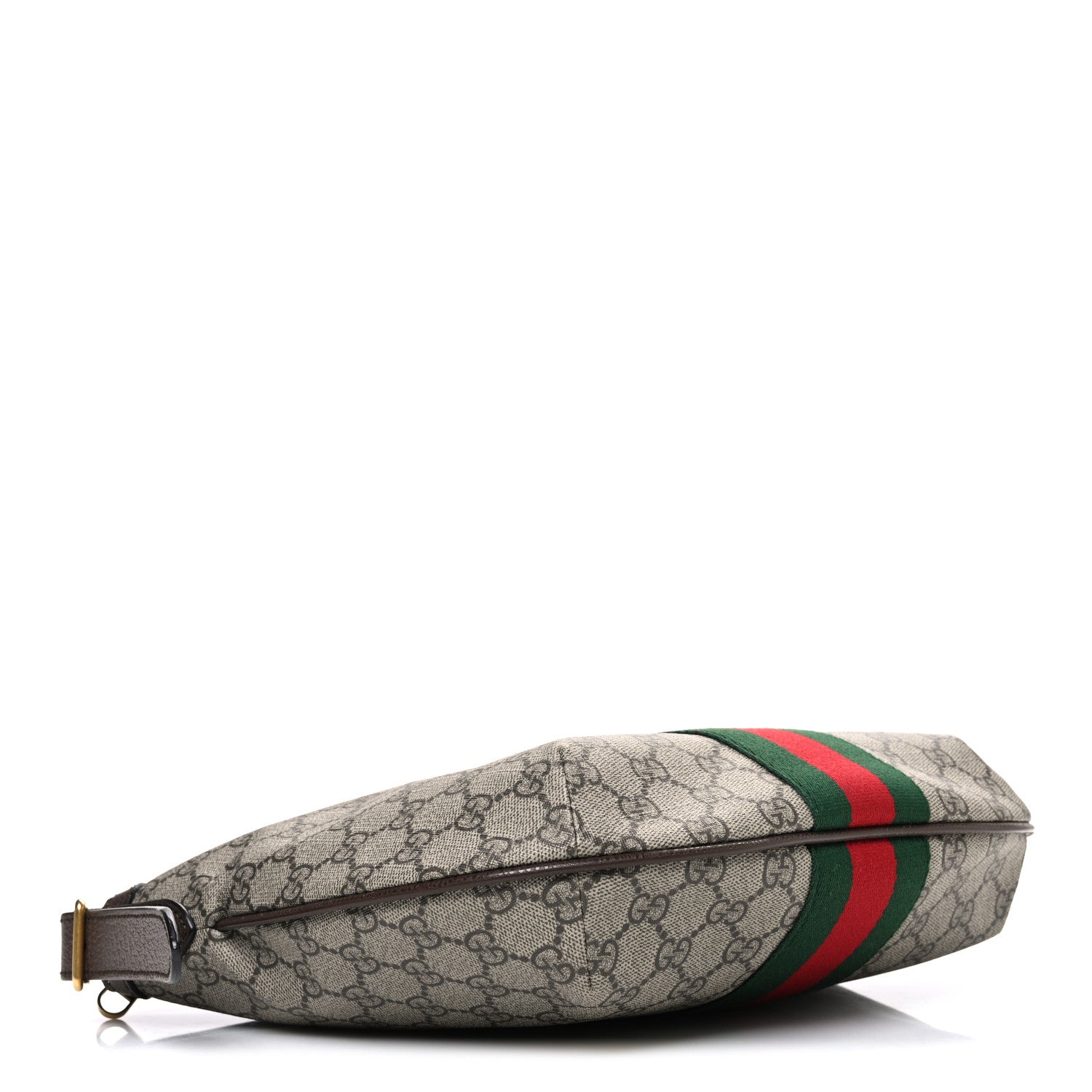 Gucci GG Supreme Monogram Web Small Ophidia Half Moon Hobo Brown 4 of 10