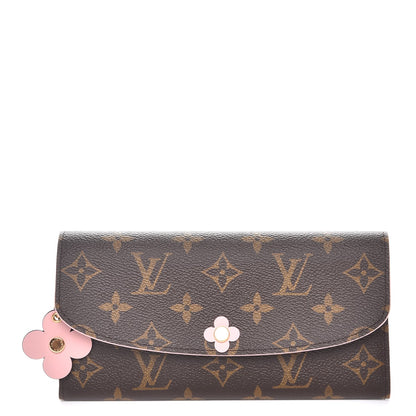 Louis Vuitton Monogram Bloom Flower Emilie Wallet 1 of 8