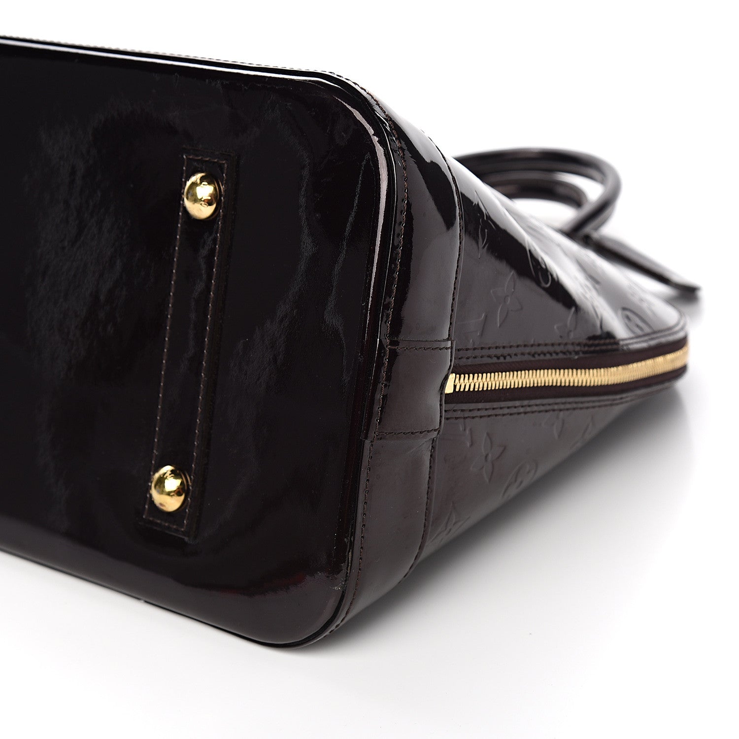 Louis Vuitton Vernis Alma MM Amarante 8 of 10