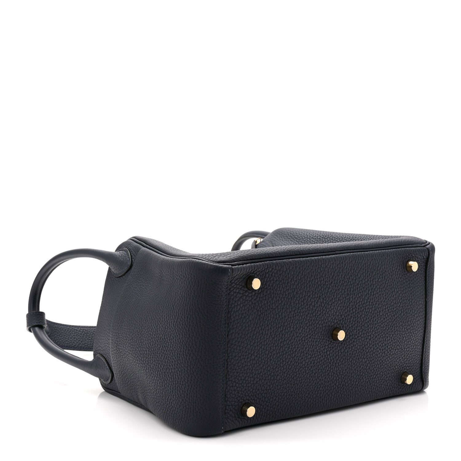 Hermes Taurillon Clemence Lindy 30 Bleu Nuit 4 of 11