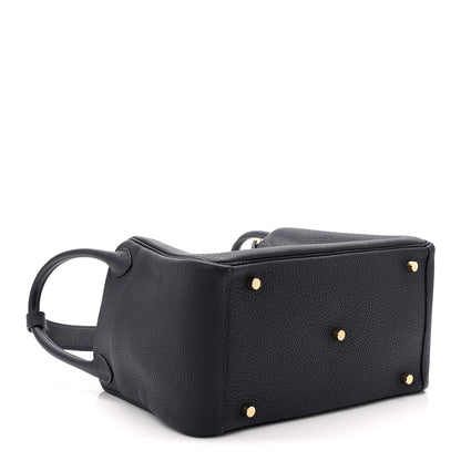 Hermes Taurillon Clemence Lindy 30 Bleu Nuit 4 of 11