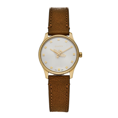 Gucci Stainless Steel Calfskin 29mm G-Timeless Bee Quartz Watch 1 of 5
