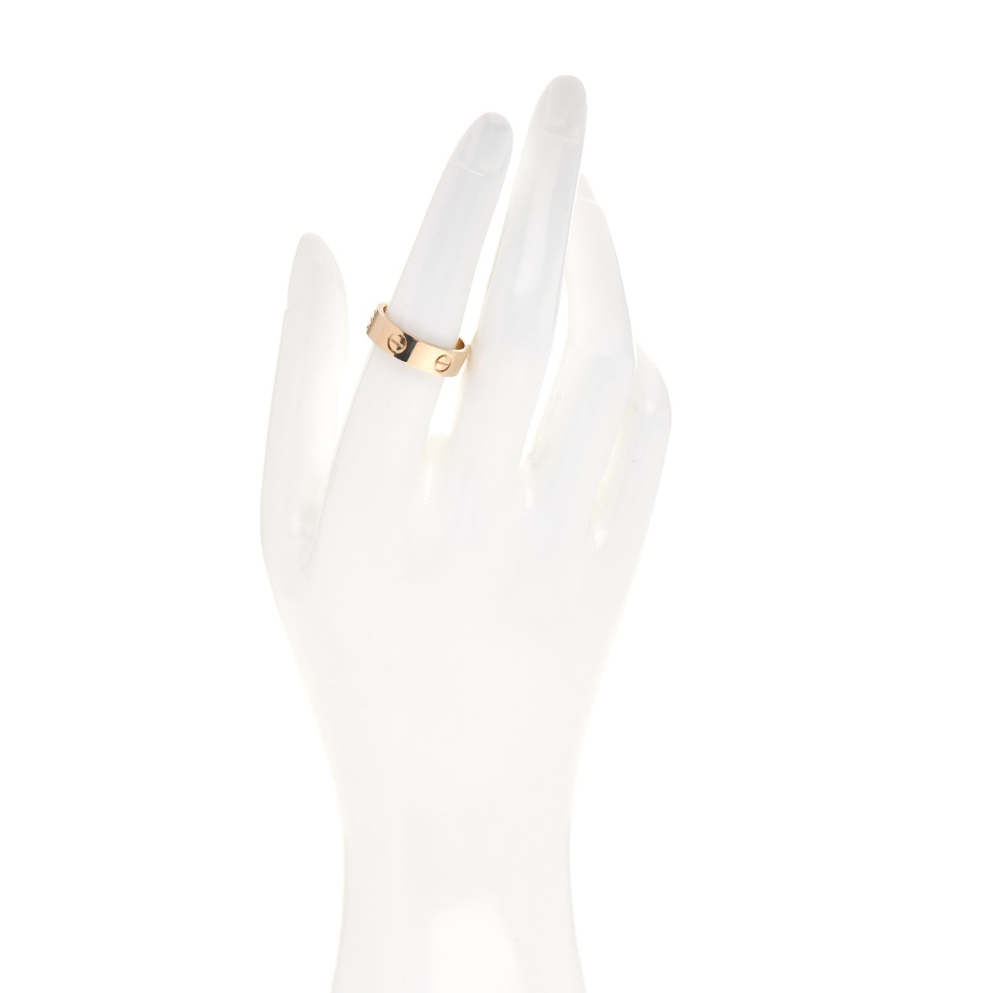 18K Yellow Gold 5.5mm LOVE Ring 55 7.25