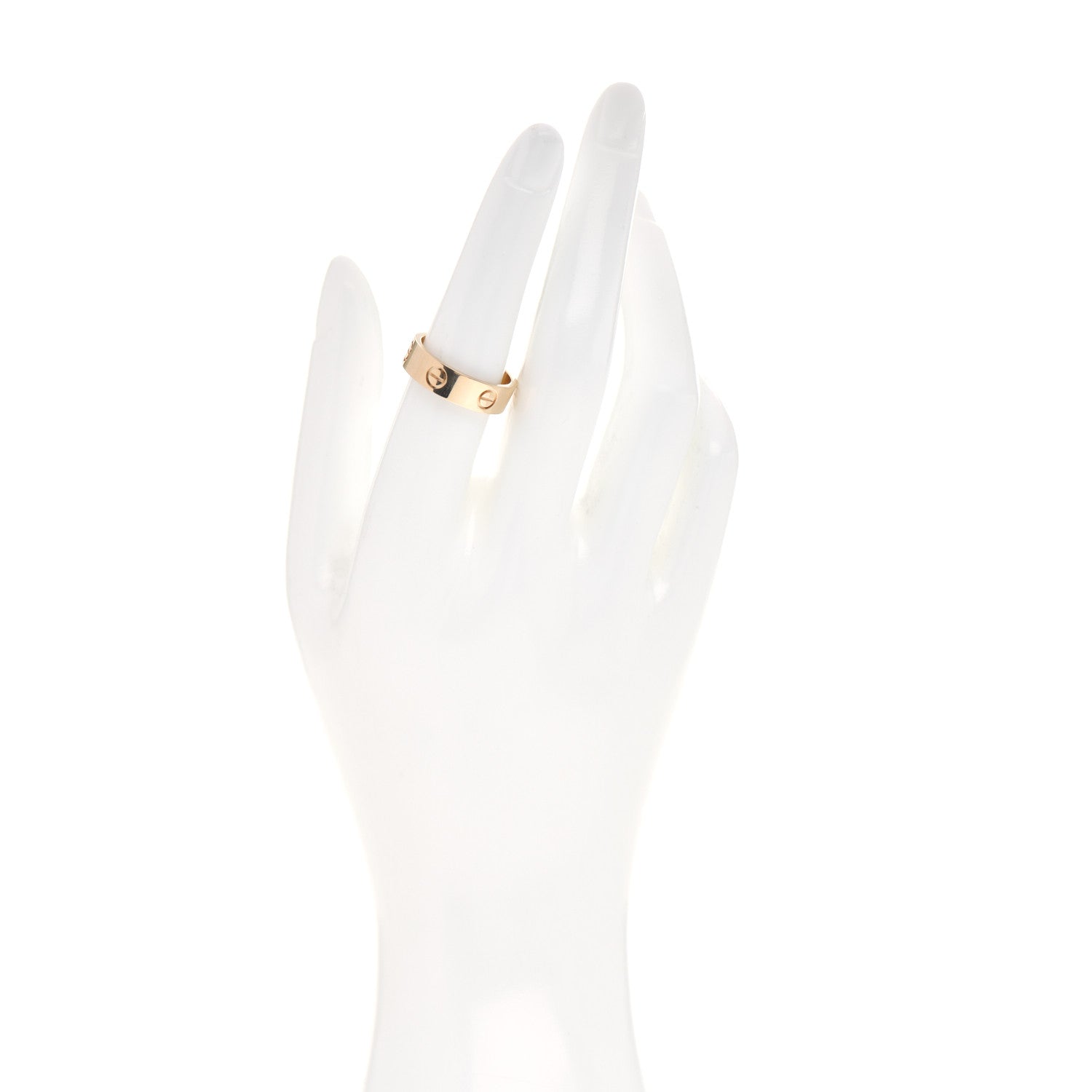 Cartier 18K Yellow Gold 5.5mm LOVE Ring 55 7.25 2 of 5