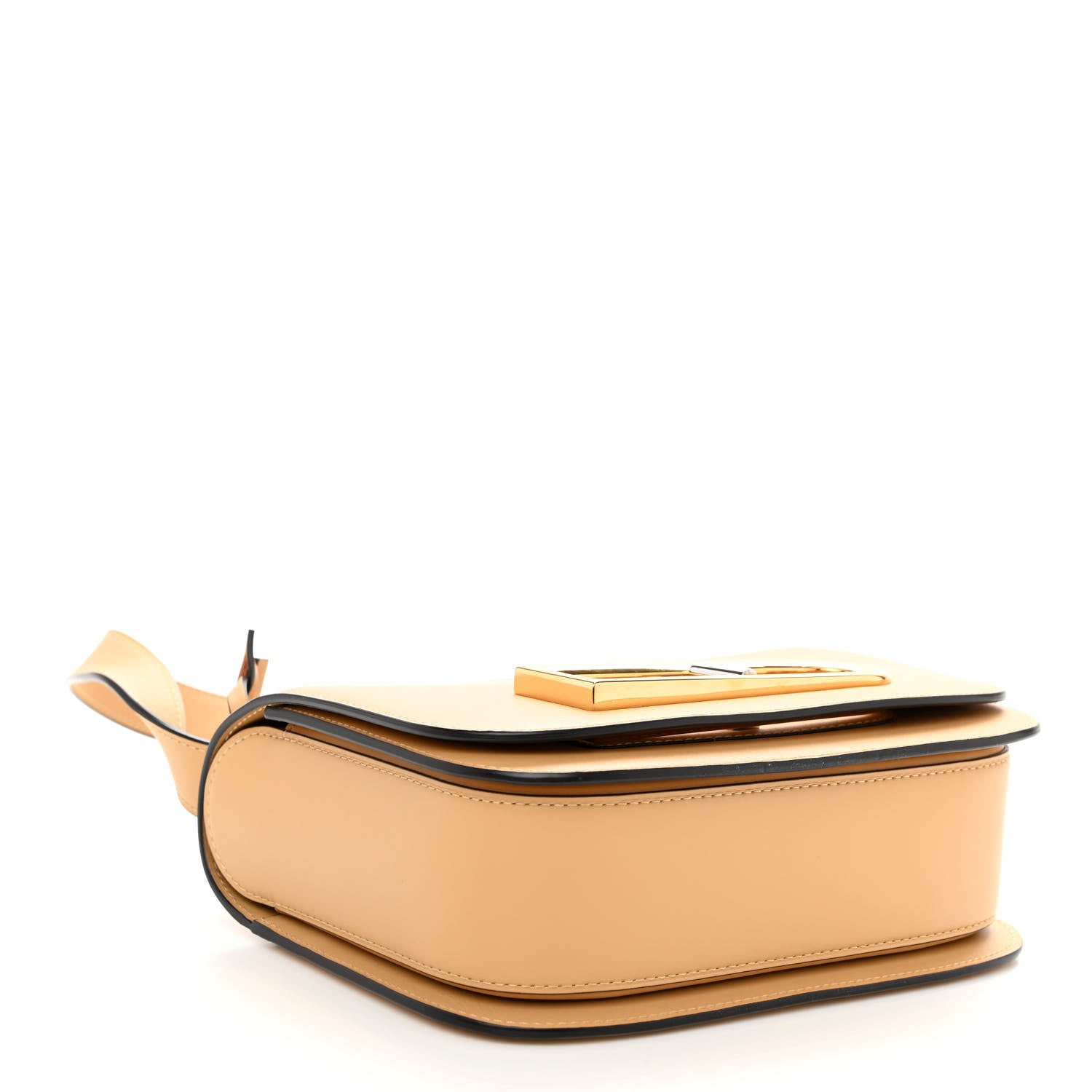 Delvaux Olen Calfskin Small Lingot Crossbody Latte 4 of 9