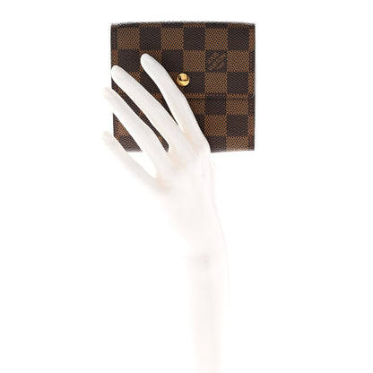Louis Vuitton Damier Ebene Elise Wallet 2 of 12