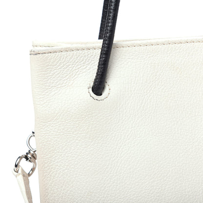 Balenciaga Calfskin Logo XXS Shopping Tote White 11 of 11
