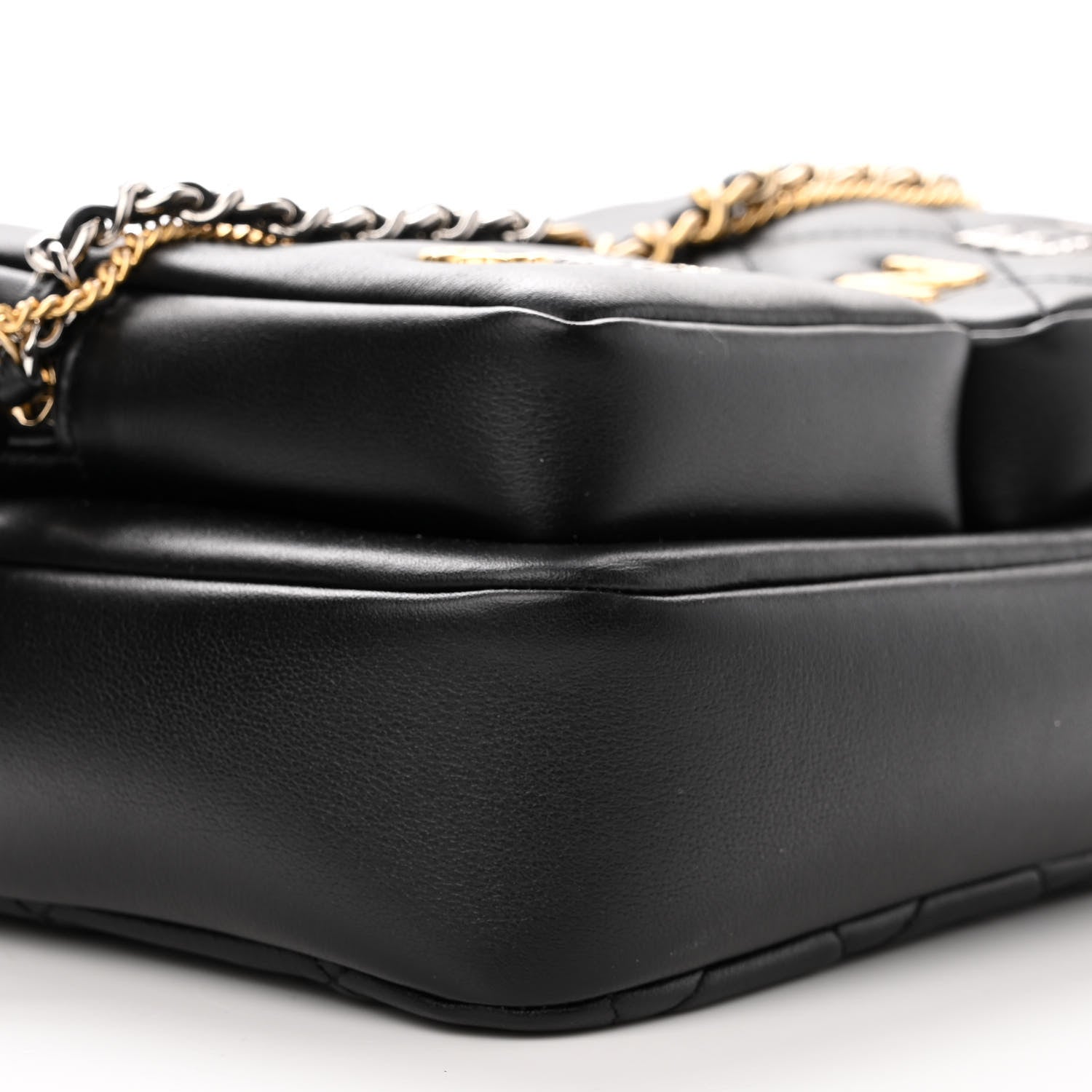 Chanel Calfskin Quilted Small Camera Case Black 8 of 10