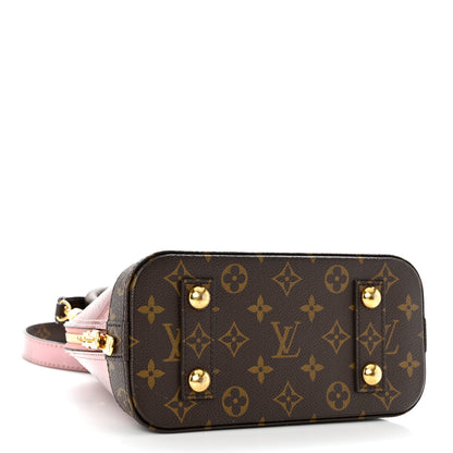 Louis Vuitton Vernis Monogram Alma BB Rose Pale Metallise 4 of 9