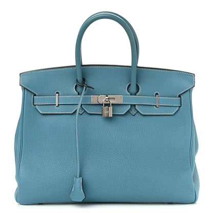 Hermes Togo Birkin 35 Blue Jean 1 of 13