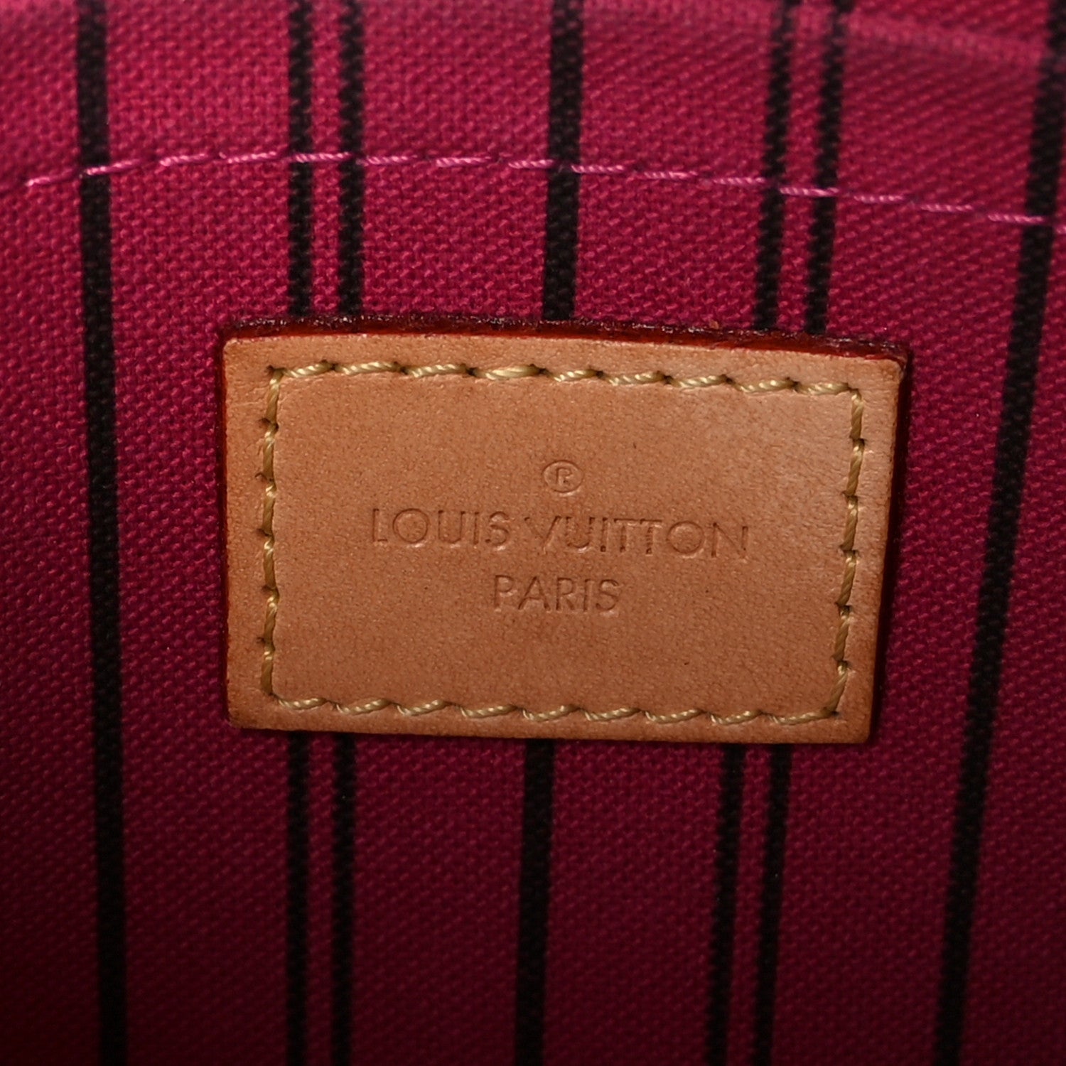 Louis Vuitton Monogram Neverfull MM GM Pochette Pivoine 6 of 9