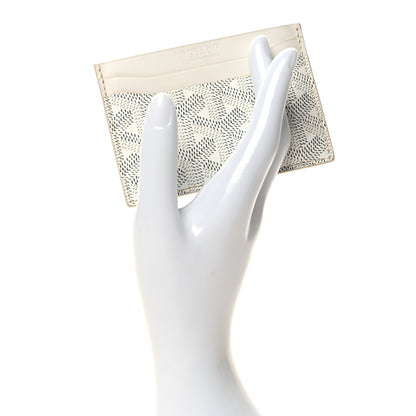 Goyard Goyardine Saint Sulpice Card Holder White 2 of 6